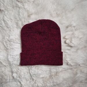 Ohsung Trading Beanie Hat Marled Red Fall Winter Indie Ski Snow Gorpcore ✨️💫